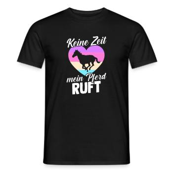 Reiten Pferdeliebhaber Reiterhof Pferde - Männer T-Shirt - Schwarz - Vorne - AI Model Male 178 light (178cm)