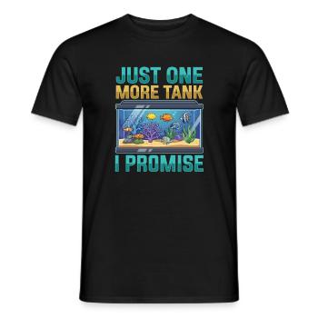 Aquarium Dicton, aquarium humoristique, Aquarium d’humour - T-shirt homme - noir - Devant - AI Model Male 178 light (178cm)