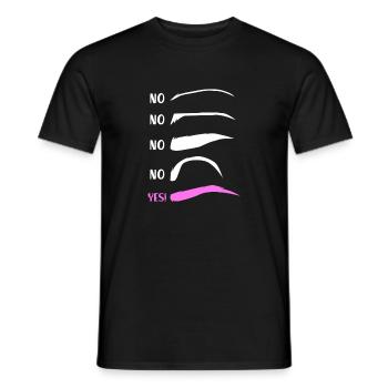 Cosmeticienne de microblading maquillage - T-shirt homme - noir - Devant - AI Model Male 178 light (178cm)