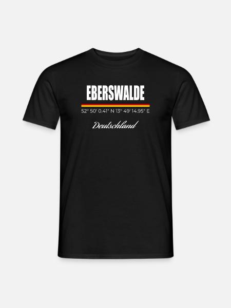 Eberswalde - Männer T-Shirt - Schwarz