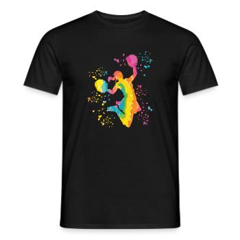 Cheerleader Cheer Mom Cheerleading - Männer T-Shirt - Schwarz - Vorne - AI Model Male 178 light (178cm)