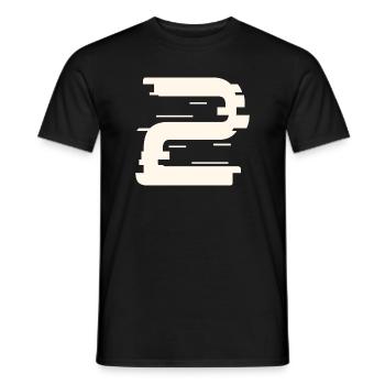 2 - T-shirt homme - noir - Devant - AI Model Male 178 light (178cm)
