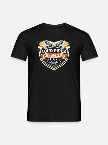 Loud Tube Big Smile - Men's T-Shirt - black