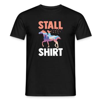Équitation Amateurs de chevaux Écuries à cheval Chevaux - T-shirt homme - noir - Devant - AI Model Male 178 light (178cm)