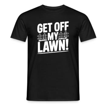 Sors de ma pelouse ! - T-shirt homme - noir - Devant - AI Model Male 178 light (178cm)