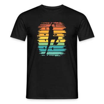 Boulderer Boulder Bouldern - Männer T-Shirt - Schwarz - Vorne - AI Model Male 178 light (178cm)