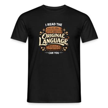 Ancient Mesopotamia, Sumerian - Men's T-Shirt - black - Front - AI Model Male 178 light (178cm)