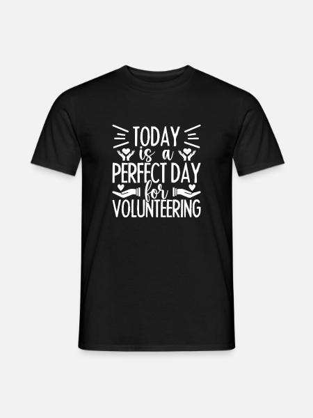 Socialrådgiver-citat i dag er en perfekt dag socialt - Mænd T-shirt - sort