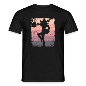Cheerleader Cheer Mom Cheerleading - Männer T-Shirt - Schwarz - Vorne - AI Model Male 178 light (178cm)