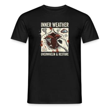 Météo intérieure - T-shirt homme - noir - Devant - AI Model Male 178 light (178cm)