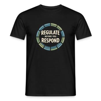 Guérison somatique Thérapie somatique - T-shirt homme - noir - Devant - AI Model Male 178 light (178cm)