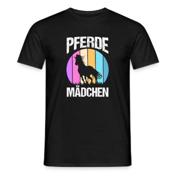 Reiten Pferdeliebhaber Reiterhof Pferde - Männer T-Shirt - Schwarz - Vorne - AI Model Male 178 light (178cm)
