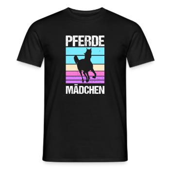 Reiten Pferdeliebhaber Reiterhof Pferde - Männer T-Shirt - Schwarz - Vorne - AI Model Male 178 light (178cm)