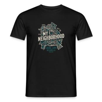 Local Love Berlin - Männer T-Shirt - Schwarz - Vorne - AI Model Male 178 light (178cm)