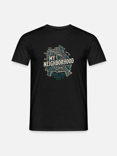 Local Love Berlin - Männer T-Shirt - Schwarz
