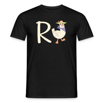 Retraite Duck Pension - T-shirt homme - noir - Devant - AI Model Male 178 light (178cm)