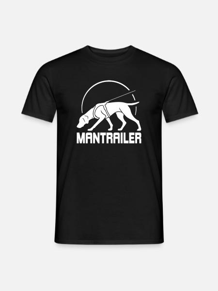 Tysk korthåret MANTRAILER Søgehunde Hund - Mænd T-shirt - sort