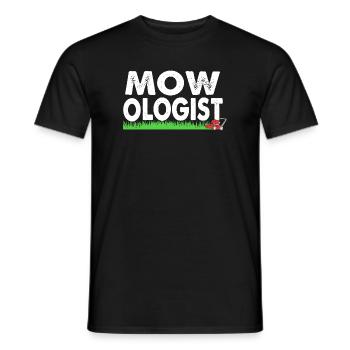Rasen (Wiese) Rasenmäher - Männer T-Shirt - Schwarz - Vorne - AI Model Male 178 light (178cm)