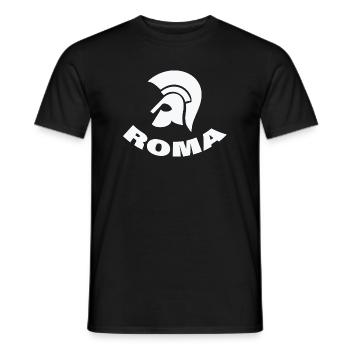 Roma - Men's T-Shirt - black - Front - AI Model Male 178 light (178cm)