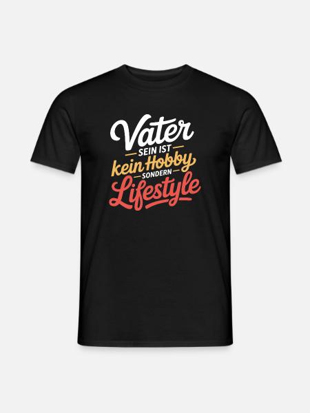 Dad Lifestyle Saying Dad Gift Idea - Men's T-Shirt - black