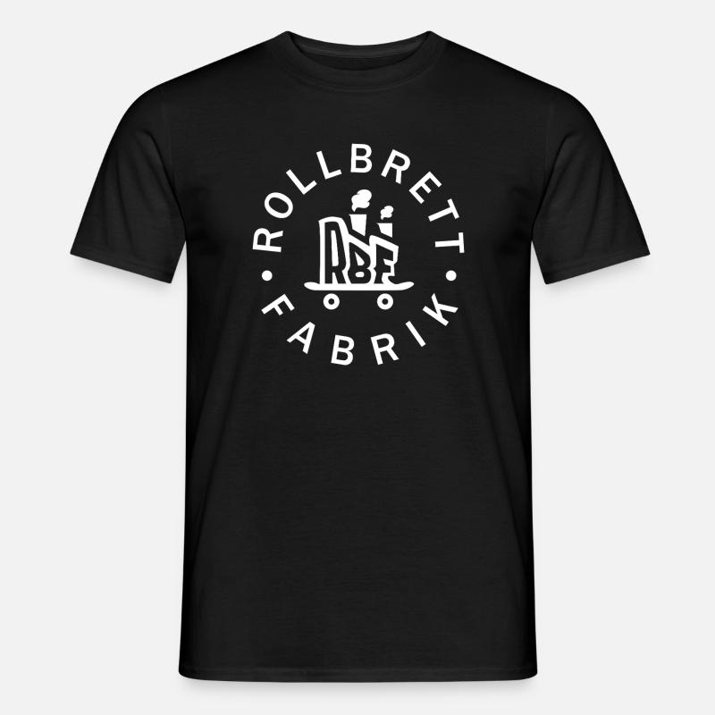 RBF Logo white - Männer T-Shirt - Schwarz