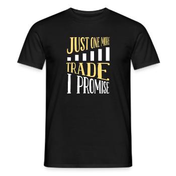 Encore un devis de trader drôle - T-shirt homme - noir - Devant - AI Model Male 178 light (178cm)