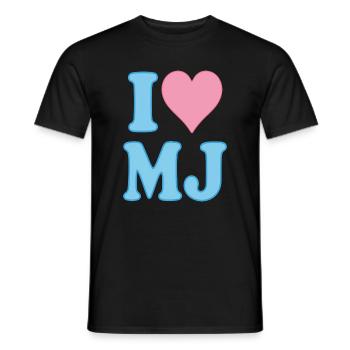 Ich liebe niedliches Pastellherz-Design - Männer T-Shirt - Schwarz - Vorne - AI Model Male 178 light (178cm)