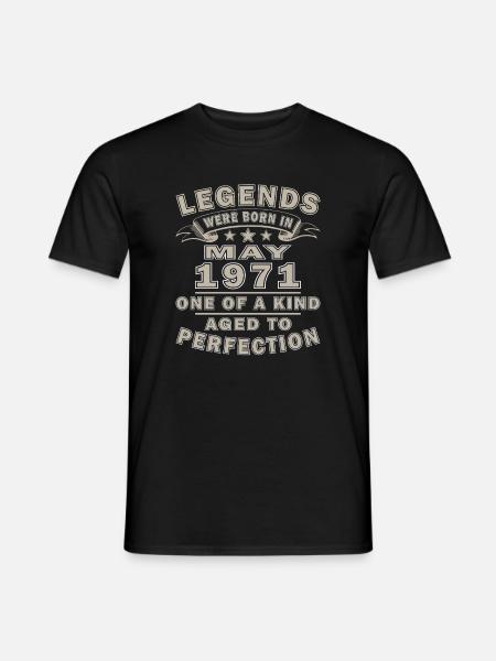 May 1971 – May 1971 - Men's T-Shirt - black