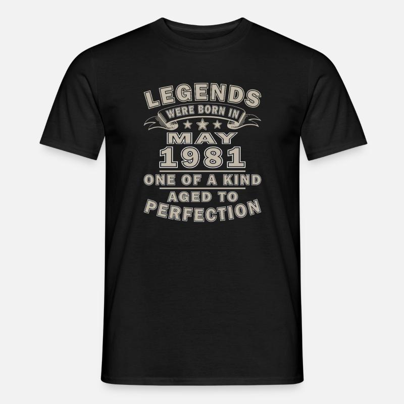 May 1981 - May 1981 - Men's T-shirt - black