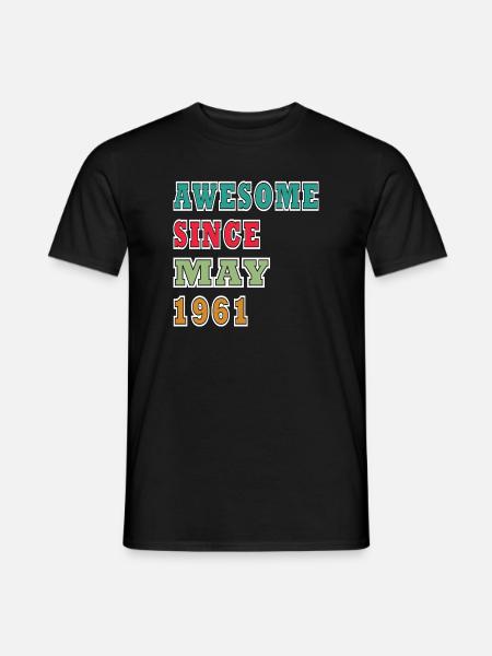 Cult date May 1961 - Men's T-Shirt - black