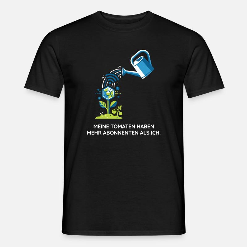 Urban Gardening, Technik, Hobby Design - Männer T-Shirt - Schwarz