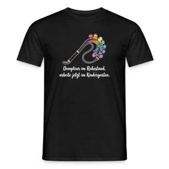 Erzieher Dompteur Kindergarten Beruf - Männer T-Shirt - Schwarz - Vorne - AI Model Male 178 light (178cm)