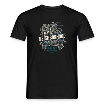 Glückstadt Heimat - Männer T-Shirt - Schwarz - Vorne - AI Model Male 178 light (178cm)