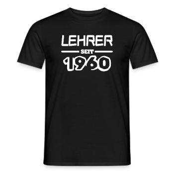 Lehrerin 1960 - Männer T-Shirt - Schwarz - Vorne - AI Model Male 178 light (178cm)