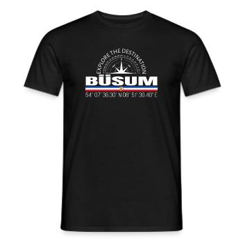 Büsum - Men's T-Shirt - black - Front - AI Model Male 178 light (178cm)