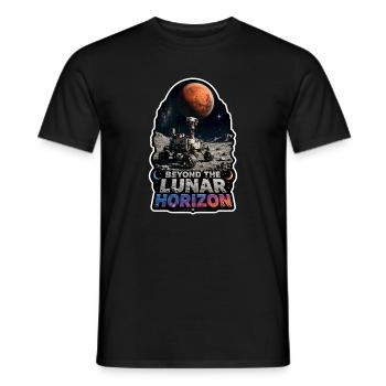 Lass Uns Zum Mars Gehen. Mars-erkundungsmission - Männer T-Shirt - Schwarz - Vorne - AI Model Male 178 light (178cm)