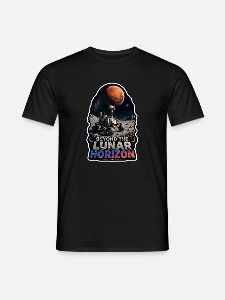 Lass Uns Zum Mars Gehen. Mars-erkundungsmission - Männer T-Shirt - Schwarz
