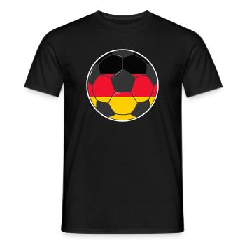 Football team Germany - Men's T-Shirt - black - Front - AI Model Male 178 light (178cm)