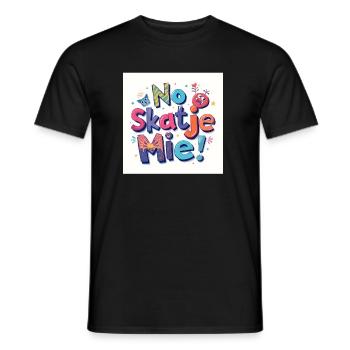 No Skate Me! - Men's T-Shirt - black - Front - AI Model Male 178 light (178cm)
