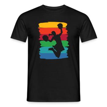 Cheerpom pom girls Mom Cheerleading - T-shirt homme - noir - Devant - AI Model Male 178 light (178cm)