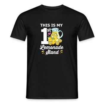 Limonade, stand de limonade, citron, citron - T-shirt homme - noir - Devant - AI Model Male 178 light (178cm)