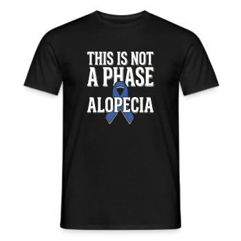 Alopezie-bewusstsein Alopecia Areata Haarausfall - Männer T-Shirt - Schwarz - Vorne - AI Model Male 178 light (178cm)