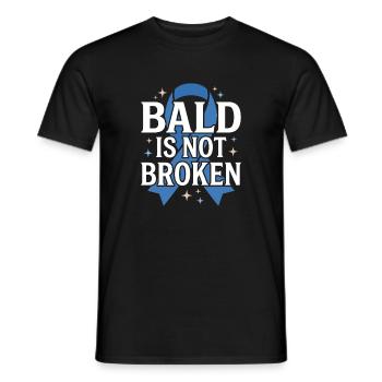 Alopezie-bewusstsein Alopecia Areata Haarausfall - Männer T-Shirt - Schwarz - Vorne - AI Model Male 178 light (178cm)