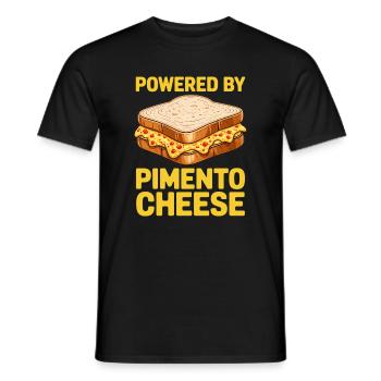 Sandwichs au fromage piment Cadeaux de golf - T-shirt homme - noir - Devant - AI Model Male 178 light (178cm)