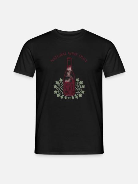 Natural Wine Only - Men's T-Shirt - black