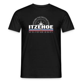 Itzehoe - Men's T-Shirt - black - Front - AI Model Male 178 light (178cm)