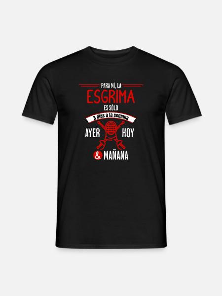 Fencing Daily Passion - Men's T-Shirt - black