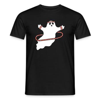 Hula Hup Hopp Halloween Hullern Huller Geist - Männer T-Shirt - Schwarz - Vorne - AI Model Male 178 light (178cm)