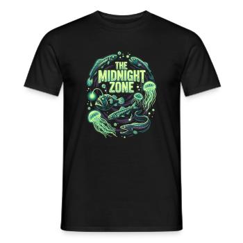 Plastic Sea - Men's T-Shirt - black - Front - AI Model Male 178 light (178cm)