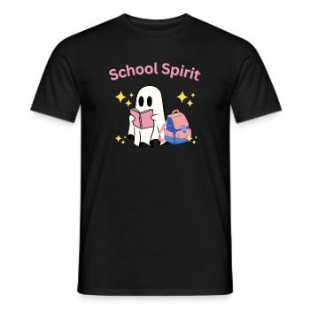 School Spirit Ghost Teacher Halloween - T-shirt homme - noir - Devant - AI Model Male 178 light (178cm)